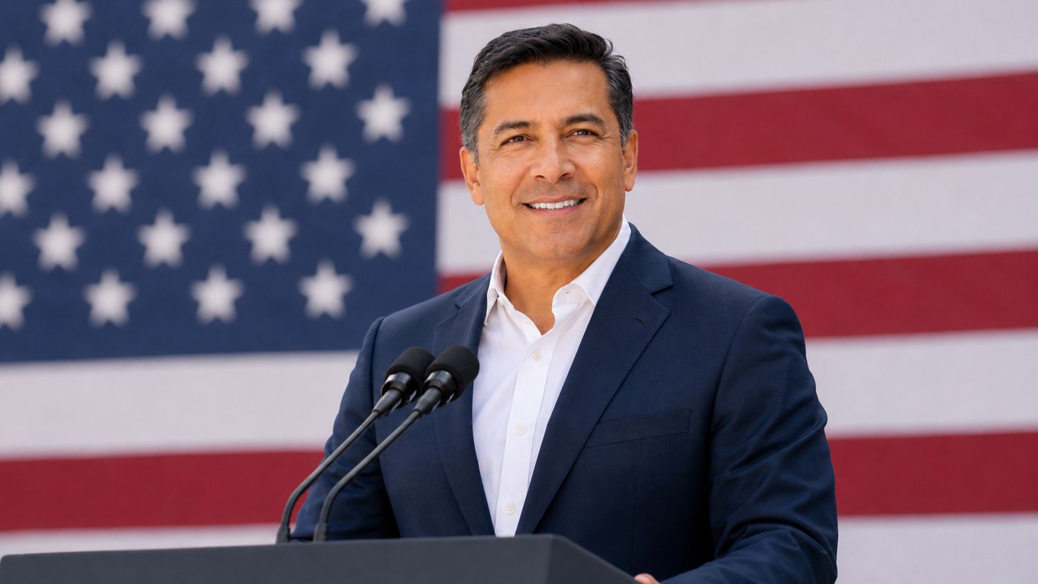 Carlos Mendez speaking at civic event